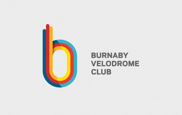 Burnaby Velodrome Logo Jonathan Wood #logo #cycling #identity #velodrome