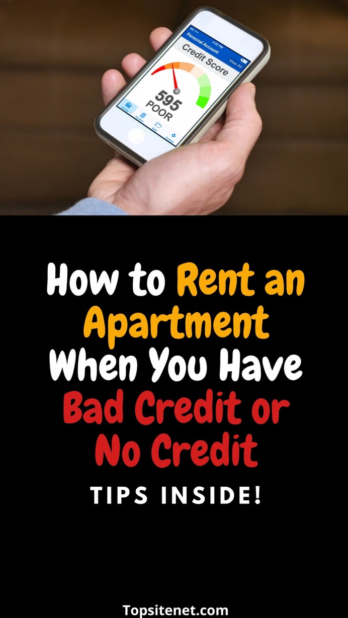 Tips to Rent an Apartment With Bad Credit Infographic