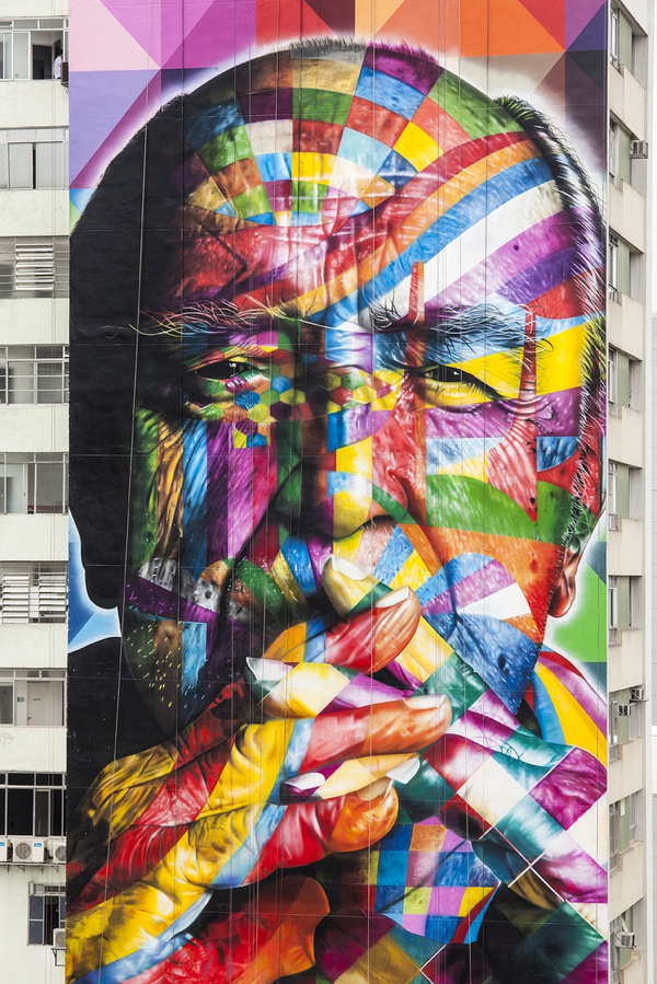 Kobra Niemeyer_By_Alan Teixeira 03 #colourful #face #mural