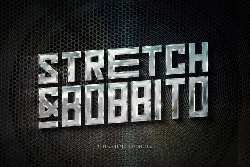 Stretch & Bobbito #typography #hiphop #90s