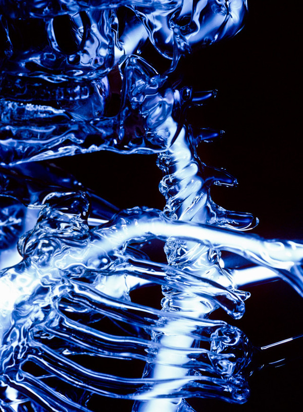 Embodiment: A Neon Skeleton by Eric Franklin #skeleton #light #neon
