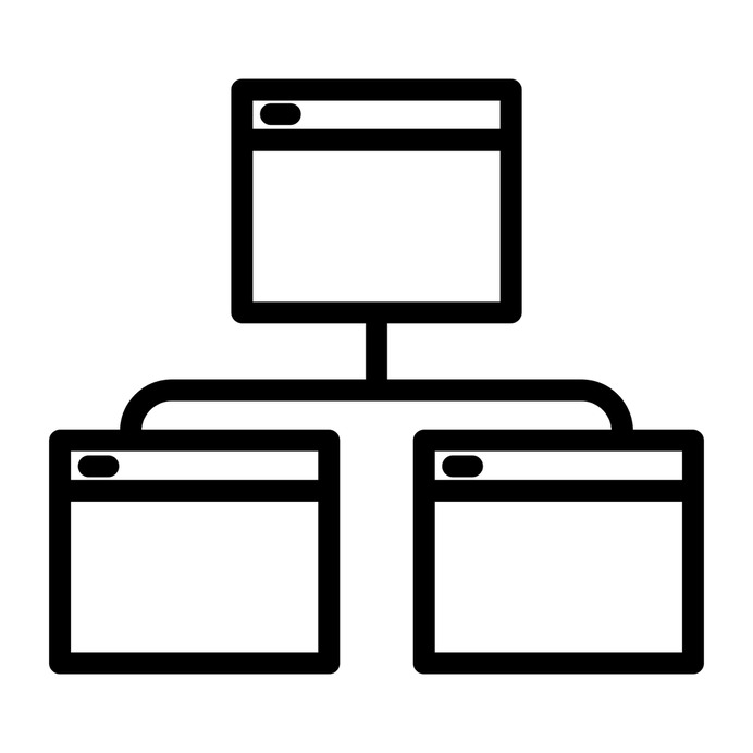 See more icon inspiration related to sitemap, ui, seo and web, seo sem, hierarchical structure, website and interface on Flaticon.
