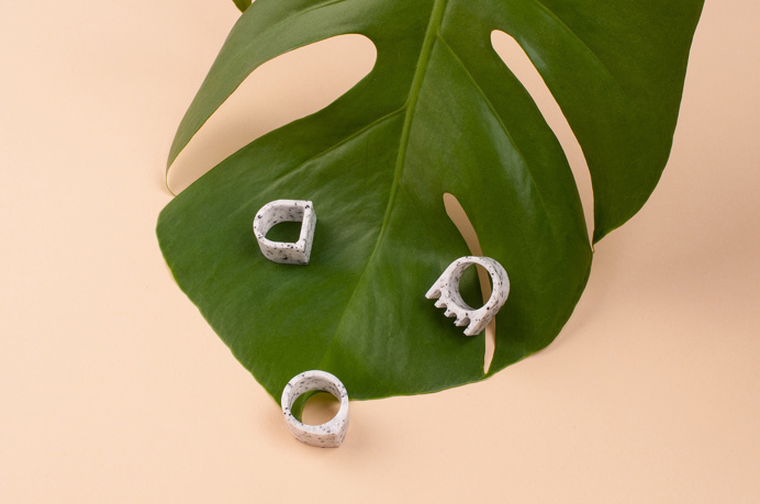 Studio Allt stones geometric minimal modern rings jewelry slovakia design inspiration designblog www.mindsparklemag.com