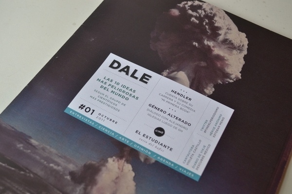 Revista DALE - Diseño Editorial on the Behance Network #type #print #moscardini #julia