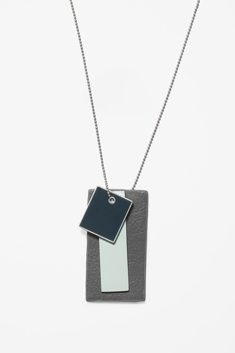MOONMUD #mixed #leather #necklace