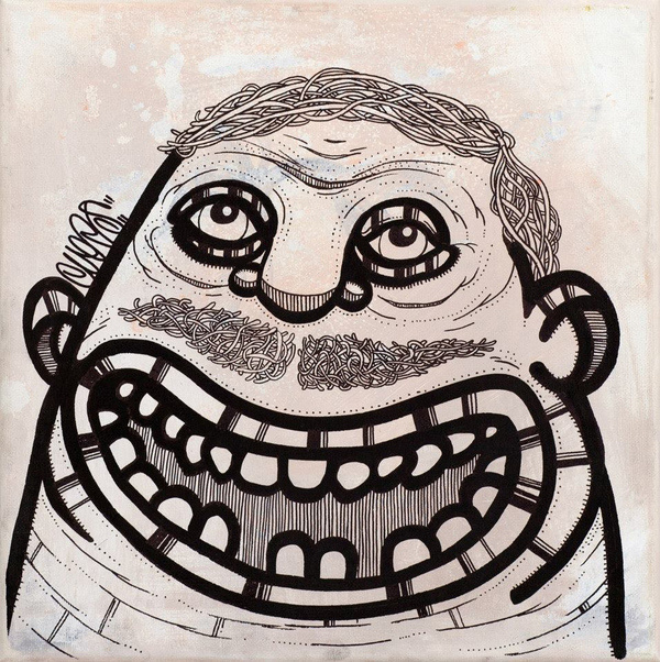 Kenneth Wallery #thomas #painting #art #face #character #evers