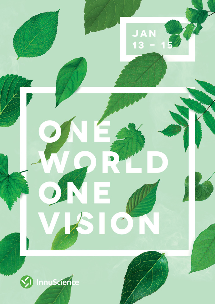 One World. One Vision by Shwin #nature #typography #green #poster #layout #print #shwin