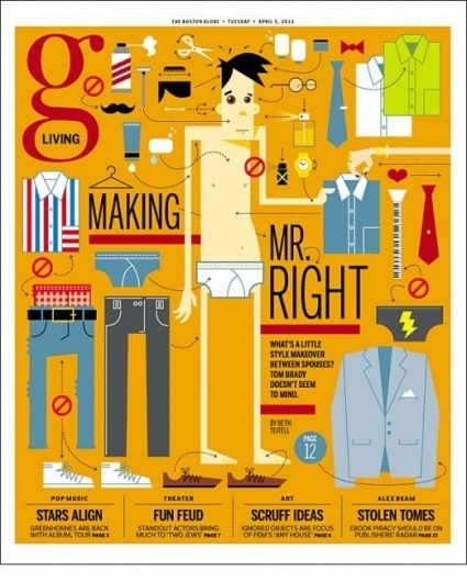 Making Of Mr Right - Coverjunkie.com #magazines #illustration #figures #covers