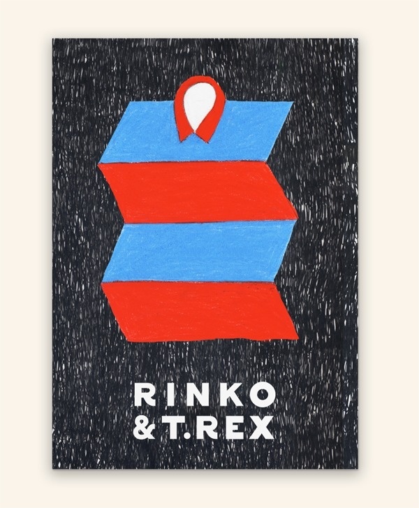 Rinko & T.Rex Jefferson Cheng — Design & illustration #draw #colour #pencil #poster