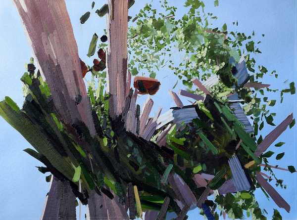 Theatrical Disaster Paintings by Artist Ben Grasso | Hi Fructose Magazine #disaster