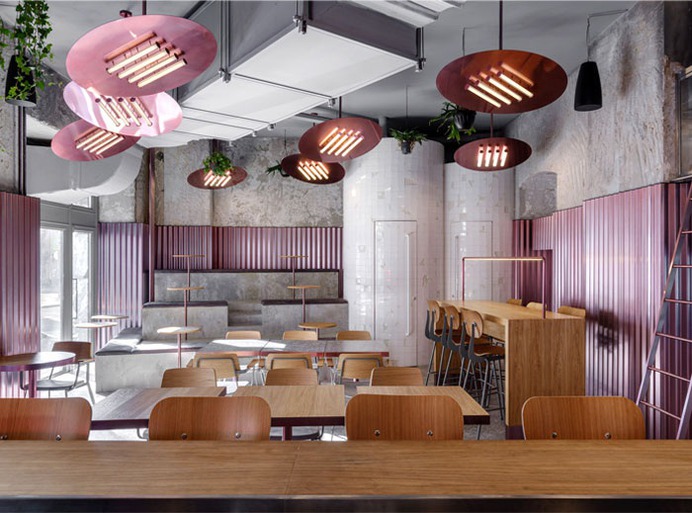 Moscow City Chic Sparkle in Pink by Crosby Studios - InteriorZine