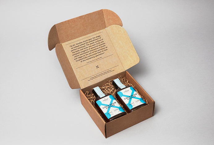 Sandows London by Studio Thomas #label #bottle #coffee #box