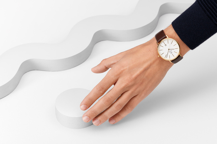 Art Direction for London Royal Watches by Querida barcelona spain mindsparkle mag 1 white geometry stairs still life time wave line leather