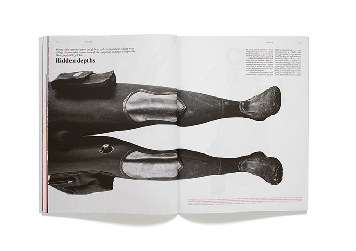 magazine layout, type, tipography