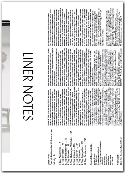Liner Notes. Gespräche über das Büchermachen, Leipzig z.B. #print
