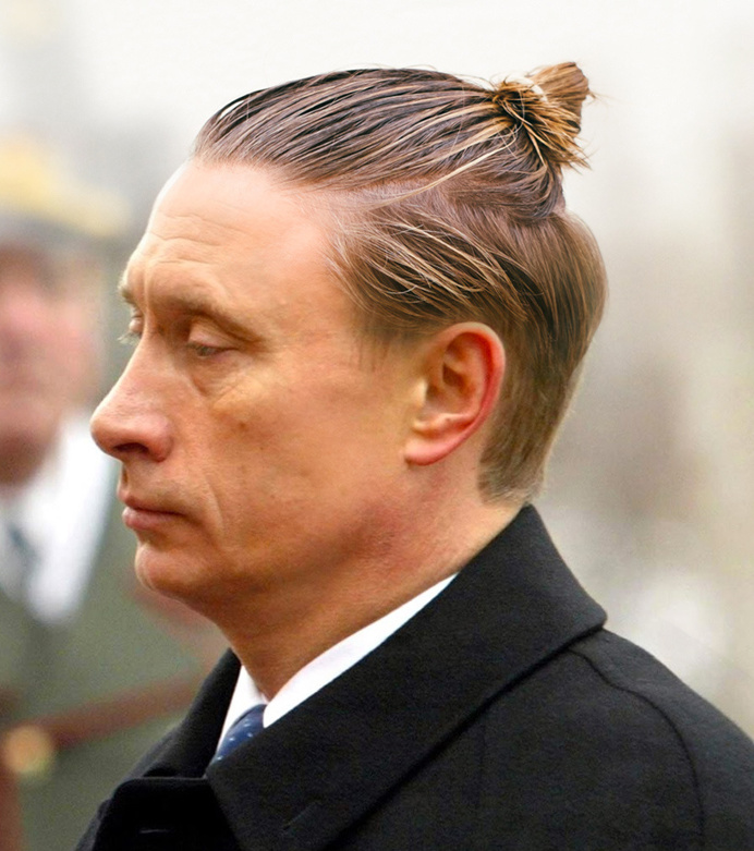 man bun