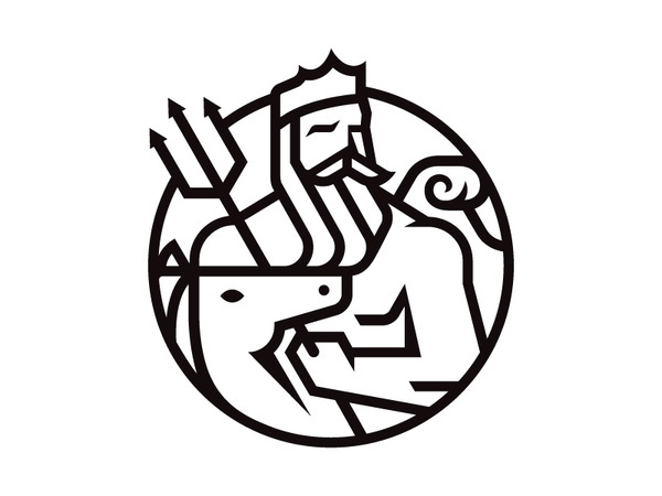 Poseidon by Matt Lehman #branding #icon #monoline #geometric #logo #magazine