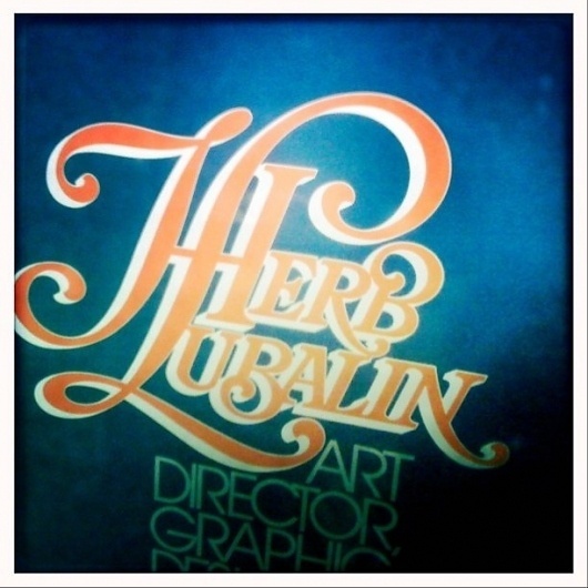 H. Lubalin | Flickr - Photo Sharing! #sign #type #letters #typography