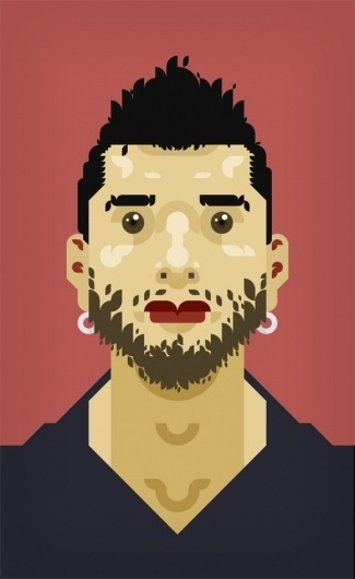 What the… | omarrr #geometry #color #code #portrait #mosaic #art #actionscript
