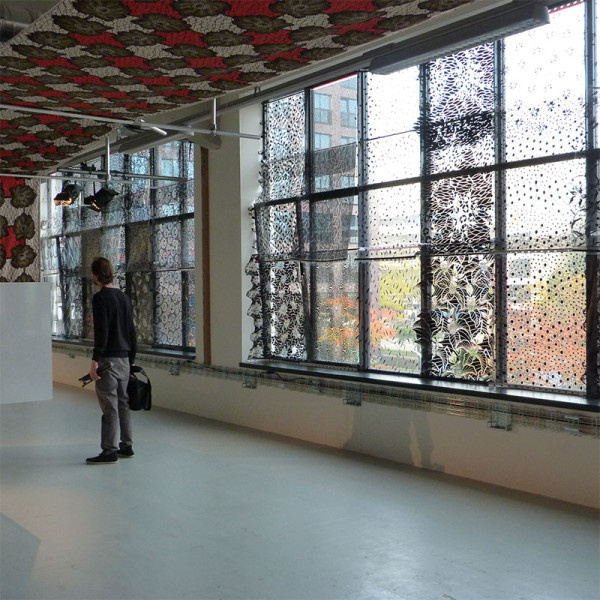 DDW13: A Visit to Vlisco Textiles Photo #window #fabric #pattern