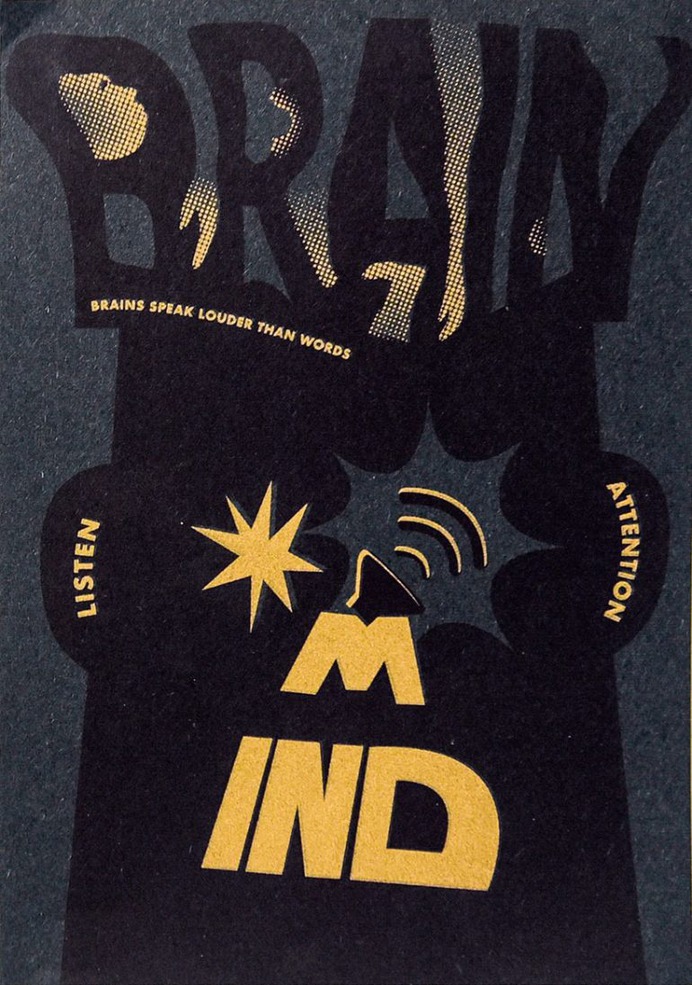 Mind Brain poster design