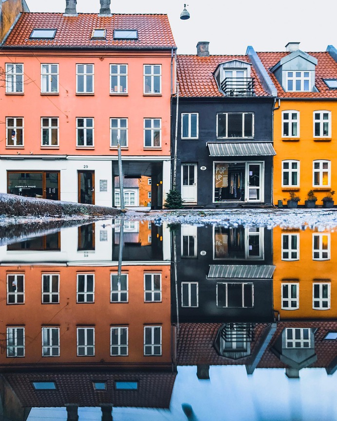 Colorful Architecture and Street Photography in Denmark by Adam Brosbøl