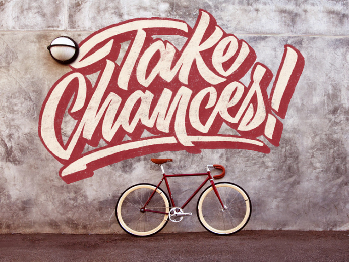 hand lettering #type #script