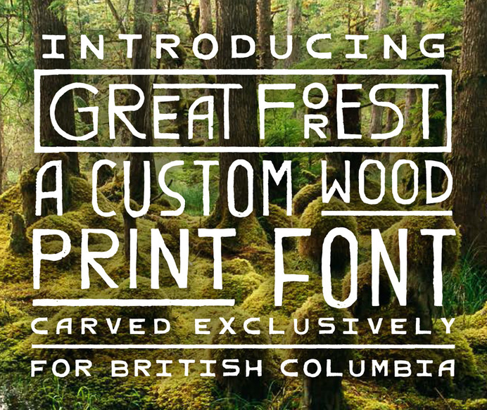New Logo for Destination British Columbia #lettering #natural