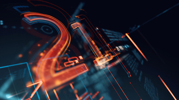 Vesti.Ru on Behance #type #extrusion #glow #ui
