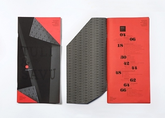 Brochure design idea #328: Lotta Nieminen #print #design #graphic #brochure #nieminen #lotta