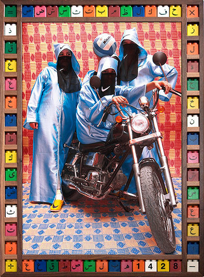 Hassan Hajjaj: Nikee Rider #frame #colour #contemporary
