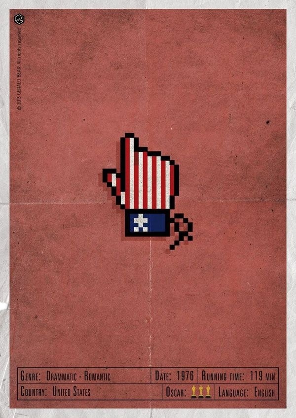 #H-and Movie, #Gerald Bear, design, #poster, #movie, drammatic, web, #hand, box, vintage, #oscar