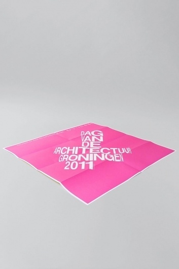 Day of Architecture Groningen | Identity Designed #dutch #design #graphic #warp #typography