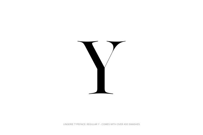 Lingerie Typeface - The Most Advanced Typeface For Fashion And Luxury by Moshik Nadav Typography #Lingerie #Typeface #Fashion #FashionTypogr