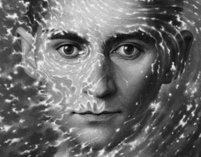 Franz Kafka TNR #portrait #swirl