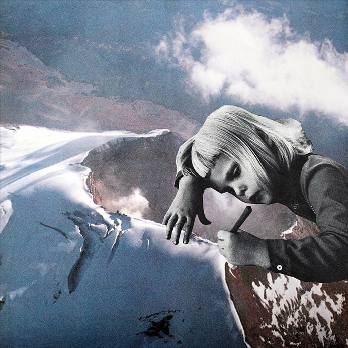 Gareth Halliday Creates Stunning Collage Art Made With Vintage Papers