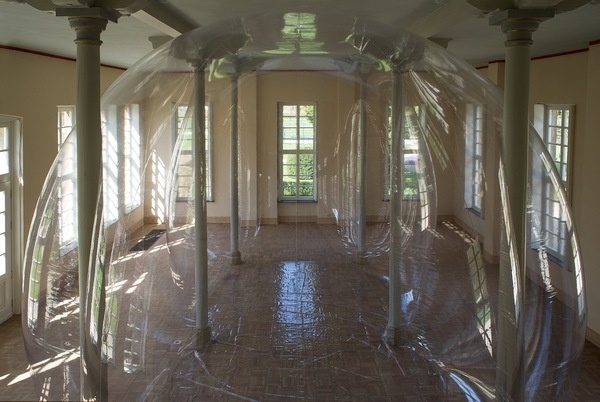 CJWHO ™ (The sculpture 'Alias' by Miriam Jonas The...) #sculpture #installation #bubble #air #design #interiors #architecture #art #clever
