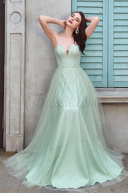 eDressit Sexy Green Corset Elegant long Party Evening Dress (02200304)