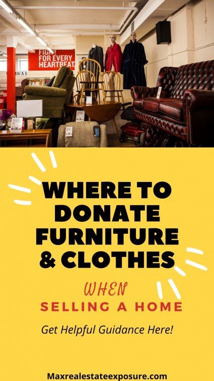 Places That Accept Furniture and Clothing Donations