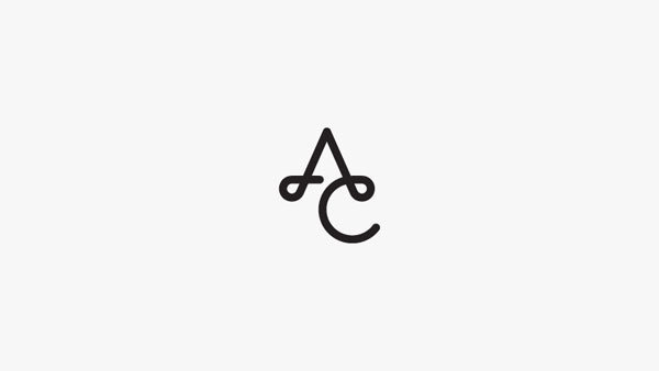 A fine line logo example. #line #design #graphic