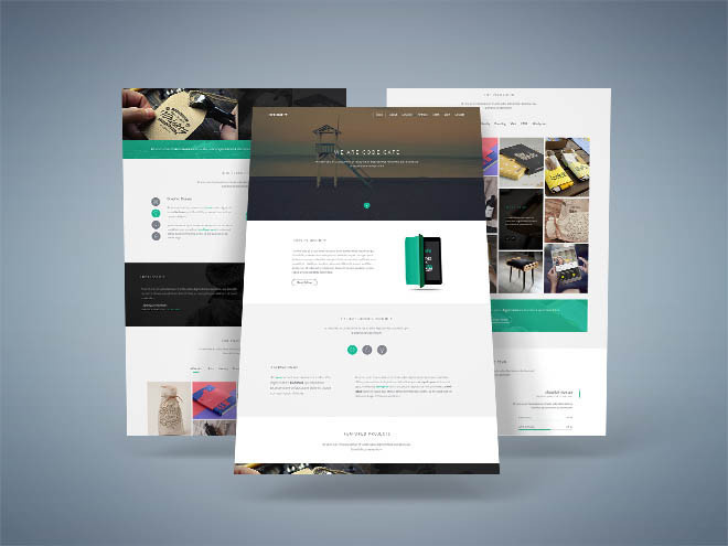 Bouncy – Free Single Page Digital Agency Template