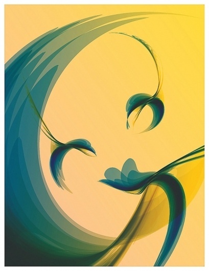 Visions | Part I of II on the Behance Network #abstract #vector #humming #derek #birds #smile #vision #flower #gangi