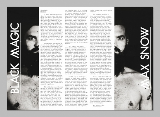 OK200 / Graphic Design Studio / Amsterdam / Max Snow / Black Magic #magic #black