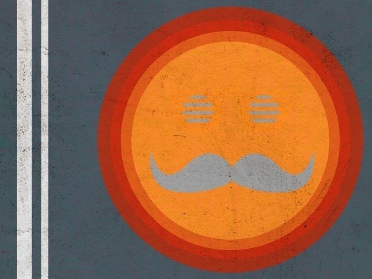 All sizes | poker face | Flickr - Photo Sharing! #color #texture #mustache #poker #face #funny