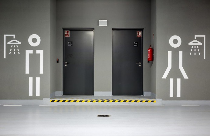 Signage for Graffit office building, Warszawa, Poland