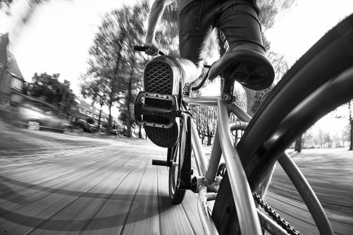 BMX, speed, fisheye