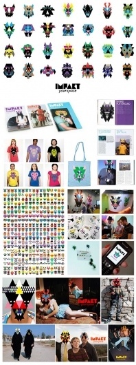 Impakt Festival 2008 | Lava Graphic Design, Amsterdam #modular #branding #montage #graphic #identity #colour