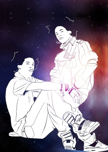 Más tamaños | LES TWINS | Flickr: ¡Intercambio de fotos! #les #aithamy #design #space #illustration #twins