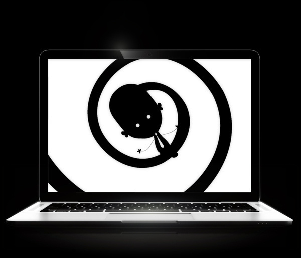Tombster #animation #white #spiral #black #and
