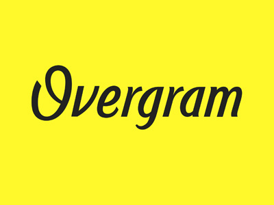 Overgram #lettering #design #logo #type #typography